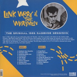 LINK WRAY & THE WRAYMEN - The Original 1958 Cadence Sessions LP