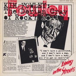 FOWLEY, KIM - Living in the Streets LP (Reissue)