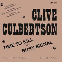 CLIVE CULBERTSON - Time To Kill / Busy Signal 7"