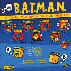 UH! BATMAN AND THE MIGHTY ANTIHEROES - Punk's not Dead, Punk is Bat! 10"